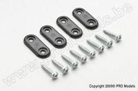 Nylon bevestigingsplaatjes voor landingsgestel medium (5st) - thumbnail