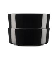 Berndorf Zwarte porseleinen bowls - Set 2 stuks - 16 cm - thumbnail