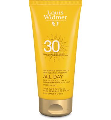 Louis Widmer Sun All Day SPF30 Zonder Parfum 200ml