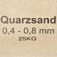 Filterzand 25 kg 0,4-0,8 mm - thumbnail