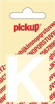 Plakletter Helvetica 40 mm Sticker witte letter K Pickup - Pickup Plakletter Helvetica 40 mm Sticker witte letter K Pickup - Pickup