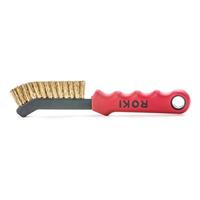 Lessmann ROKI Staalborstel Messing 225 mm 1 stuk(s) - thumbnail