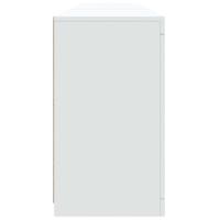 Dressoir met LED-verlichting 181,5x37x67 cm wit - thumbnail