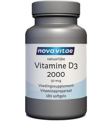 Vitamine D3 2000 50mcg 180 Softgels