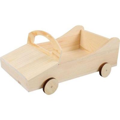 Bierverpakking, Race Auto Hout 6 flessen 29x17x12cm