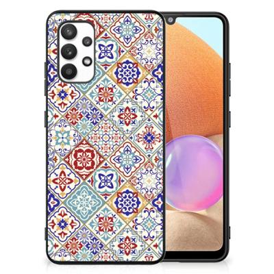 Samsung Galaxy A32 4G | A32 5G Enterprise Editie Marmeren Print Telefoonhoesje Tiles Color Samsung Galaxy A32 4G | A32 5G Enterprise Editie Marmeren Print Telefoonhoesje Tiles Color