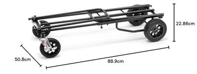 Rock n Roller R12STEALTH R12STEALTH Steekwagen Laadvermogen (max.): 226 kg