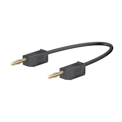 Stäubli LK205 Meetsnoer Banaanstekker 2 mm Banaanstekker 2 mm 7.50 cm Zwart 1 stuk(s)