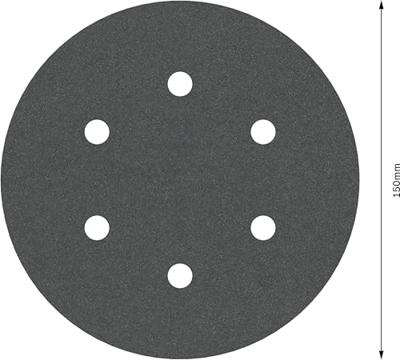 Bosch Accessoires 5 Excenter Ø150mm F355 Best for Coatings+Composite 6/320 - 2608605129 Bosch Accessoires 5 Excenter Ø150mm F355 Best for Coatings+Composite 6/320 - 2608605129