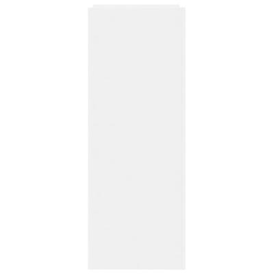 Schoenenkast 52x37,5x100 cm bewerkt hout wit