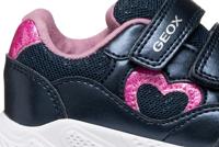 Lage baskets voor baby's Sprintye Girl GEOX marineblauw - thumbnail