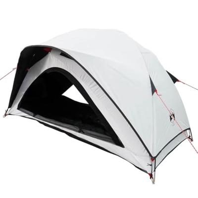 Kampeertent 1-persoons verduisterend stof wit waterdicht