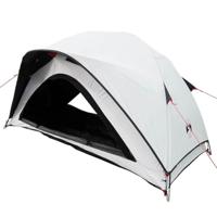 Kampeertent 1-persoons verduisterend stof wit waterdicht - thumbnail