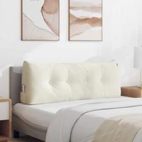 Rugkussen Crme 120 x 24 x 50 cm Fluweel - thumbnail