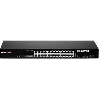 Edimax GS-5424G Managed Gigabit Ethernet (10/100/1000) 1U Zwart netwerk-switch