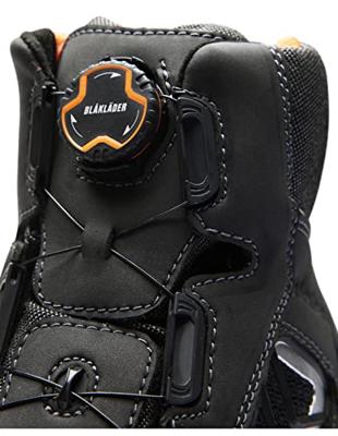 Blåkläder Veiligheidsschoen 2453 S3 Hoog BOA | Zwart/Oranje | Maat 38 - 00.183.007.38 Blåkläder Veiligheidsschoen 2453 S3 Hoog BOA | Zwart/Oranje | Maat 38 - 00.183.007.38