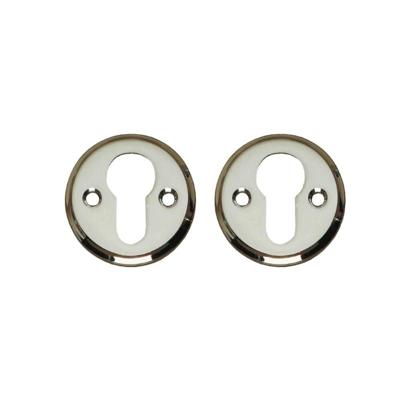 Intersteel Set van 2 cilinderrozettenTira rond nikkel schroef - 0018.317387