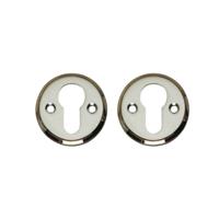 Intersteel Set van 2 cilinderrozettenTira rond nikkel schroef - 0018.317387 - thumbnail