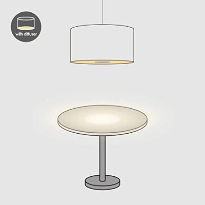 Diffuser lampenkap | katoen | open blender voor lampenkap | Ø40cm | wit Diffuser lampenkap | katoen | open blender voor lampenkap | Ø40cm | wit