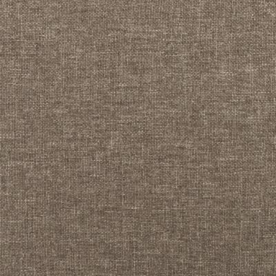 Hoofdbord met randen 183x16x118/128 cm stof taupe - thumbnail