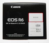 Canon EOS R6 Systeemcamera, Behuizing Met Lens RF 24-105 mm F4-7.1 IS STM, Spiegelloos, 20,1 MP, 4K UHD, 5-Assige Beeldstabilisator, 7,5 cm Vari-Angle LCD II, Zwart - thumbnail