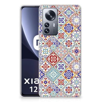 Xiaomi 12 Pro | TPU | Siliconen hoesje | Tiles Color Xiaomi 12 Pro | TPU | Siliconen hoesje | Tiles Color