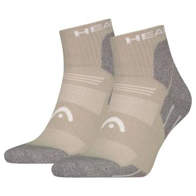HEAD Wandelsokken All Climates Hiking Quarter 2-pack Taupe-39/42