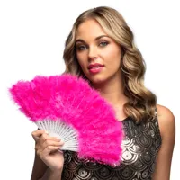 Waaier Flapper Magenta 23cm - thumbnail