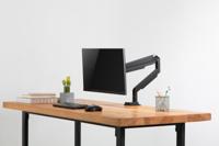 Digitus DA-90394 Monitor-tafelbeugel 1-voudig 38,1 cm (15) - 81,3 cm (32) Zwart Draaibaar, In hoogte verstelbaar, Kantelbaar, Kantelbaar en zwenkbaar, - thumbnail