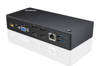 Lenovo 40A90090DK notebook dock & poortreplicator Bedraad USB 3.2 Gen 1 (3.1 Gen 1) Type-C Zwart - thumbnail