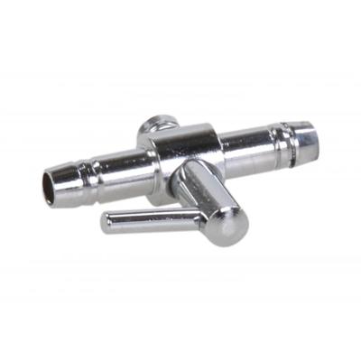 Europond Messing Luchtverdeler met Regelkraan voor Vijver - 1 Uitgang, 4mm Slang-Compatible