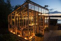 Konstsmide 2383-800 Lichtgordijn Binnen/buiten Energielabel: G (A - G) werkt op het lichtnet Aantal lampen 90 LED Barnsteen Verlichte lengte: 4.5 m - thumbnail