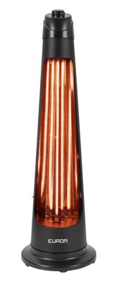 Eurom Q-Tower 1200 Terrasverwarmer Zwart Eurom Q-Tower 1200 Terrasverwarmer Zwart