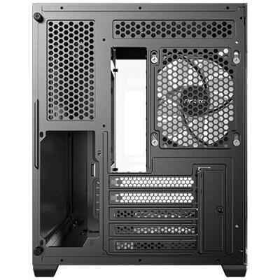 Antec 0-761345-10217-9 Mini-tower PC-behuizing Zwart 3 voorgeïnstalleerde ventilators, Zijvenster