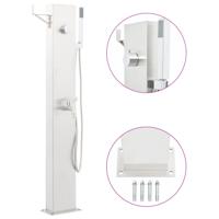 Tuindouchekraan 110 cm roestvrij staal - thumbnail