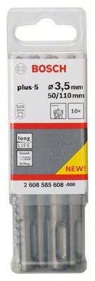 Bosch Accessories SDS-plus-5 2608585608 Carbide Hamerboor 3.5 mm Gezamenlijke lengte 110 mm SDS-Plus 10 stuk(s)