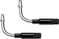 Elvedes verstelbare v-brake bochtjes 90° rvs kort model (2 stuks) - thumbnail