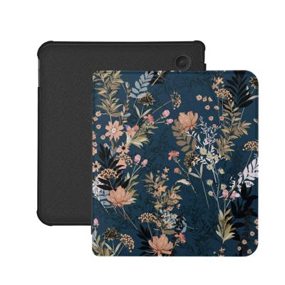 Lunso Kobo Libra Colour hoesje (7 inch) - Vegan Saffiano Leren Sleep Cover - Urban Park