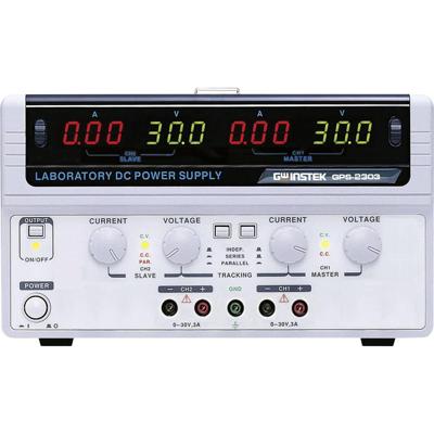GW Instek GPS-2303 Labvoeding, regelbaar 0 - 30 V/DC 0 - 3 A 180 W Aantal uitgangen: 2 x GW Instek GPS-2303 Labvoeding, regelbaar 0 - 30 V/DC 0 - 3 A 180 W Aantal uitgangen: 2 x