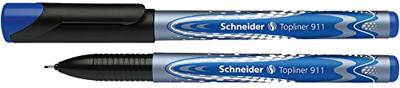 Fineliner schneider topliner 911 0.4mm blauw | 10 stuks