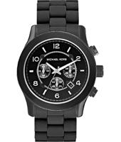 Horlogeband Michael Kors MK8119 Silicoon Zwart 24mm Horlogeband Michael Kors MK8119 Silicoon Zwart 24mm
