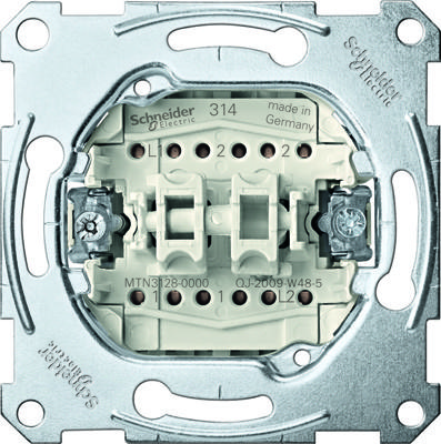 Merten lichtschakelaar wissel wisselimpulsschakelaar MTN3128-0000