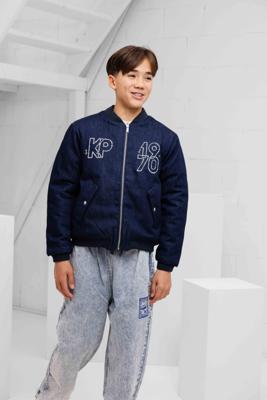 Kenzo Galaxy Embroidered Reversible Jacket Kids Donkerblauw - Maat 11/12 jaar - Kleur: DonkerblauwOranje | Soccerfanshop