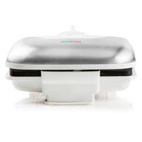 DOMO DO9222W XL Tasty Wafelijzer Controlelampje, Inklapbaar, Anti-aanbaklaag Wit - thumbnail