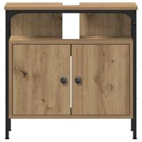 Badkamermeubelset 4 pcs artisanaal eikenkleurig Bewerkt hout - thumbnail
