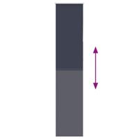 Rolgordijn verduisterend 60x210cm stofbreedte 55,7 cm polyester - thumbnail