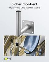 goobay SAT wandmontage Alu 250 mm - thumbnail