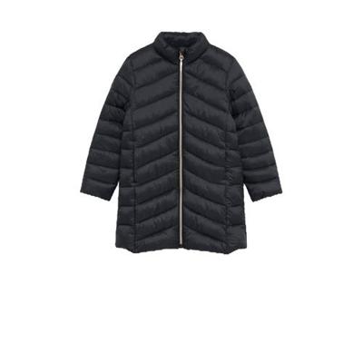 Mango Kids gewatteerde jas zwart Mango Kids gewatteerde jas zwart