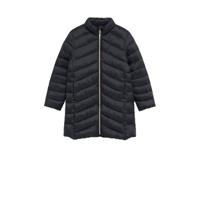 Mango Kids gewatteerde jas zwart - thumbnail