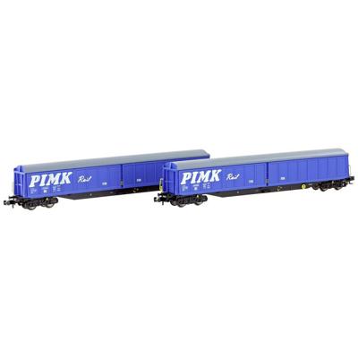 Hobbytrain H23445 N set van 2 schuifwandwagens Habis van de Pectorail Hobbytrain H23445 N set van 2 schuifwandwagens Habis van de Pectorail